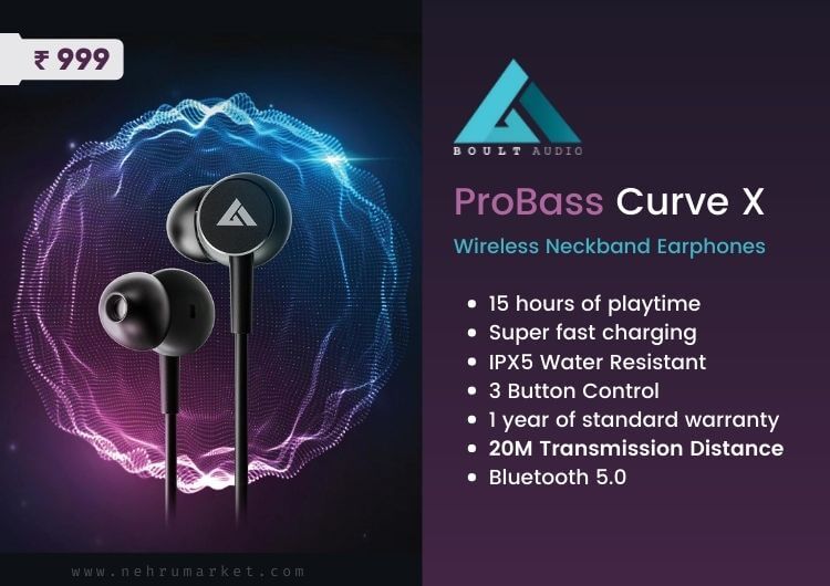 Boult Audio ProBass Curve X